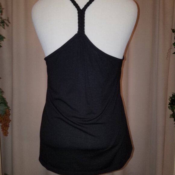 Black grey racer back w design on front XL - Picture 3 of 3